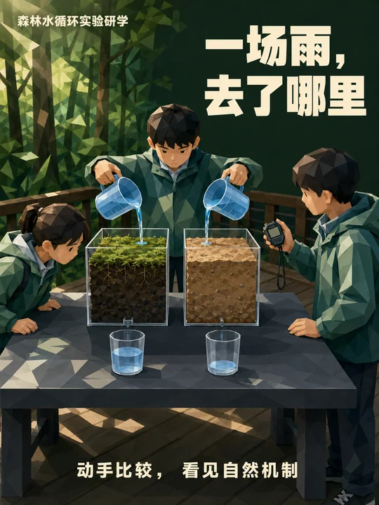 一场雨去了哪里：森林水循环渗透研学