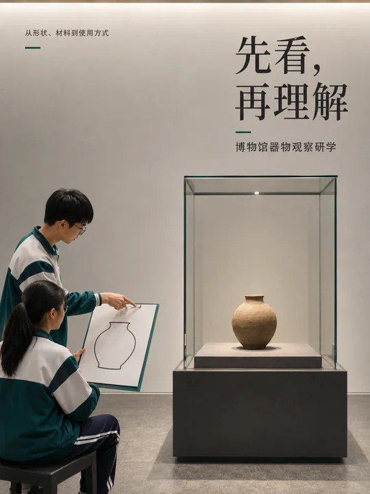 博物馆研学时刻:纸笔与古物之间的深度观察对照