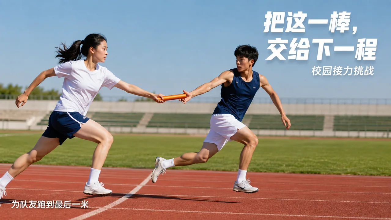 青春接力瞬间：把这一棒交给下一程