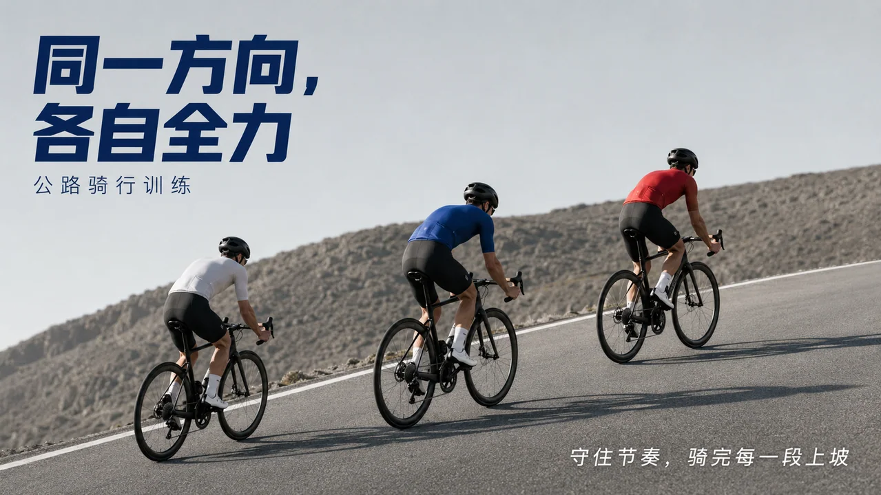 极简矿物灰调：同一方向的骑行意志