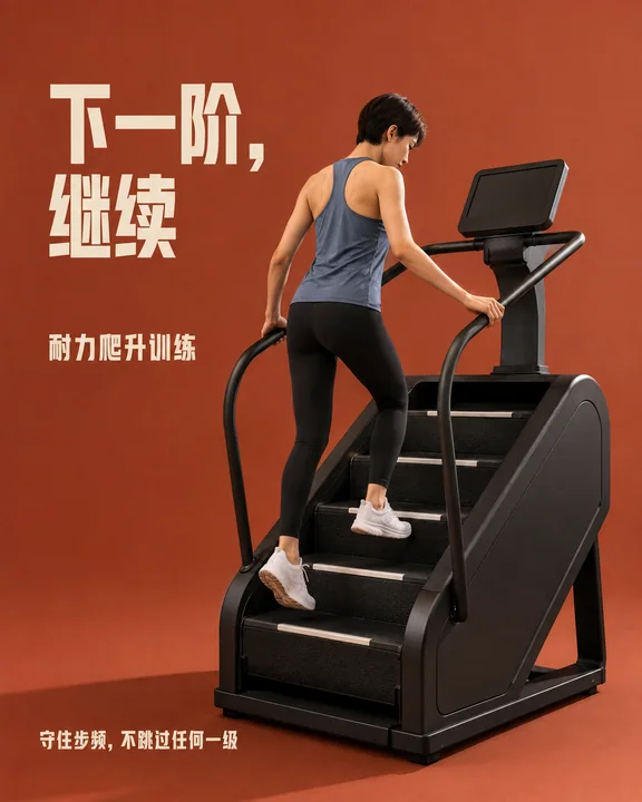 极简律动：下一阶耐力训练视觉海报