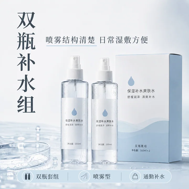 职场通勤高浓度补水喷雾双瓶装