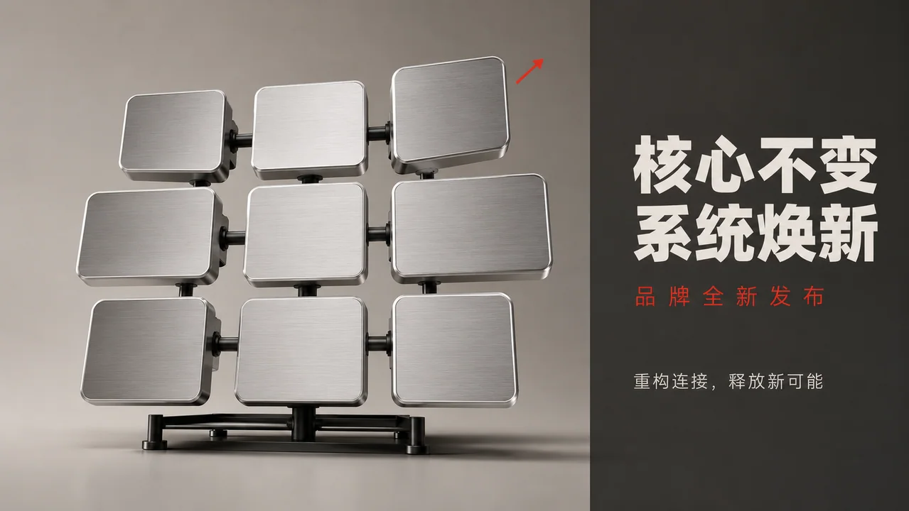 工业美学精密铝合金系统升级发布会主视觉