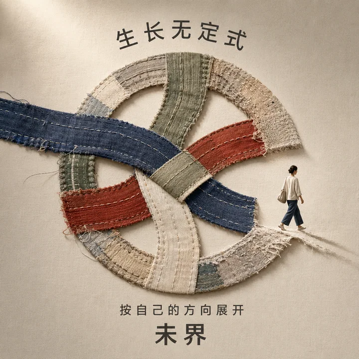 织物拼贴艺术：生长无定式品牌视觉
