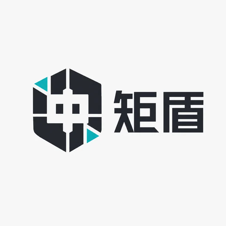 矩盾网络安全极简盾牌图标设计