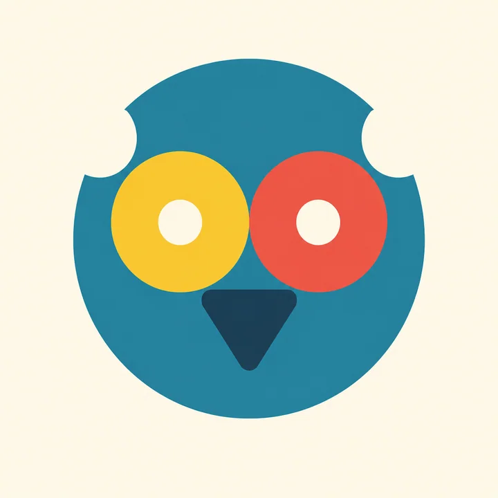 点知品牌科学启蒙猫头鹰模块化图标
