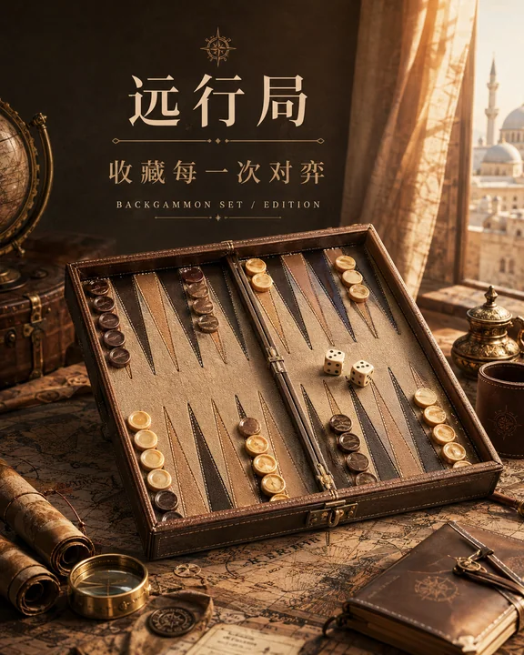 异域收藏感西洋双陆棋社媒KV大片