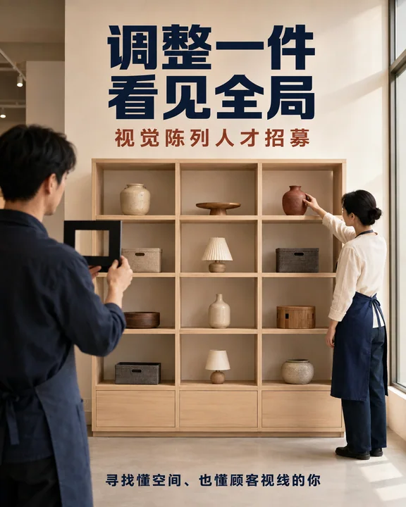 匠心陈列的专业瞬间：看见全局的陈列师