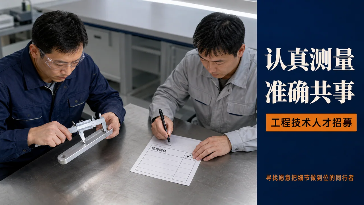 精密见真章:工业纪实风格技术人才招募