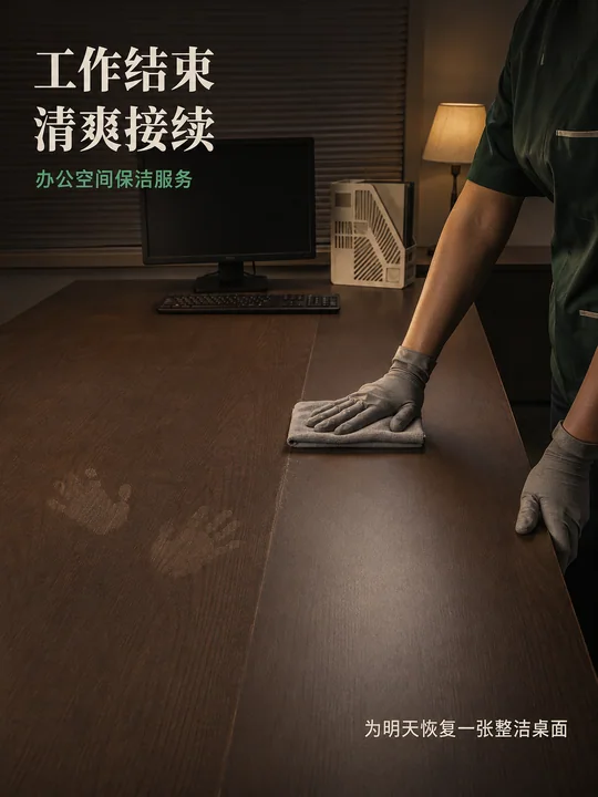 深夜办公空间保洁服务的静谧美学