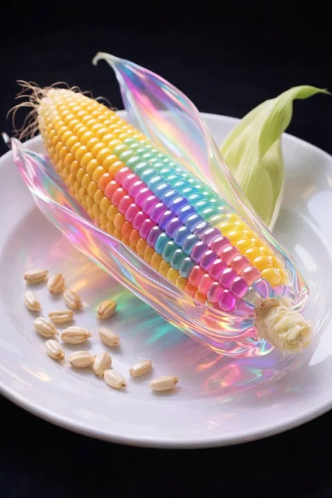 静物 من ذرة في زجاج أيريدسنت