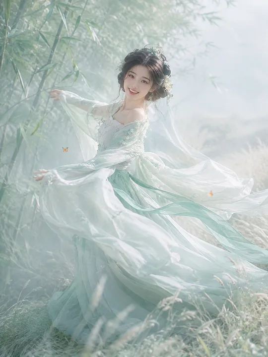 动态感东方古典花精灵写真