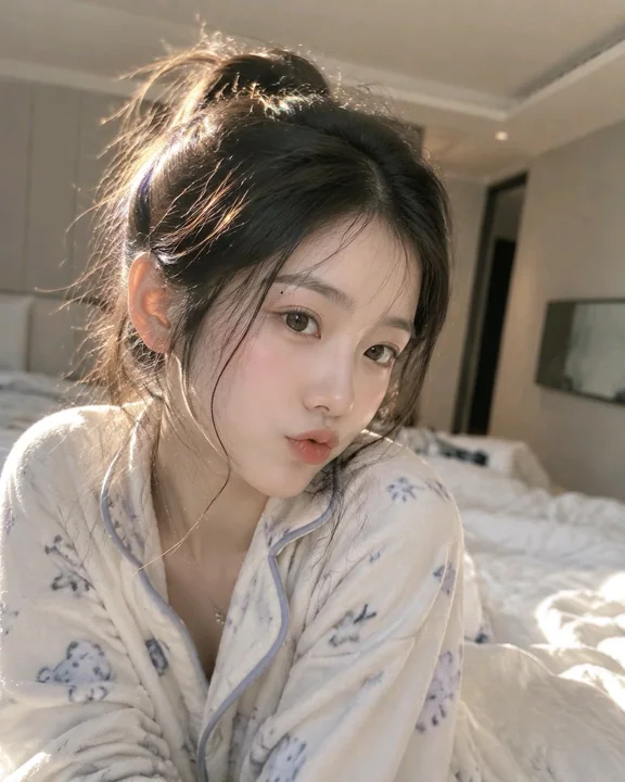 18岁纯欲娇小少女卧室日常快照