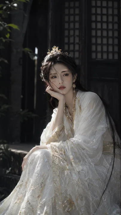 战国袍桃花眼公主古风写真