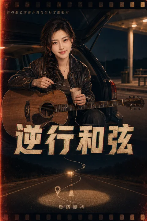 逆行和弦:深夜公路上的孤独音乐电影海报