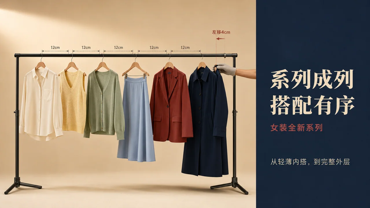 有序美学:女装系列陈列海报