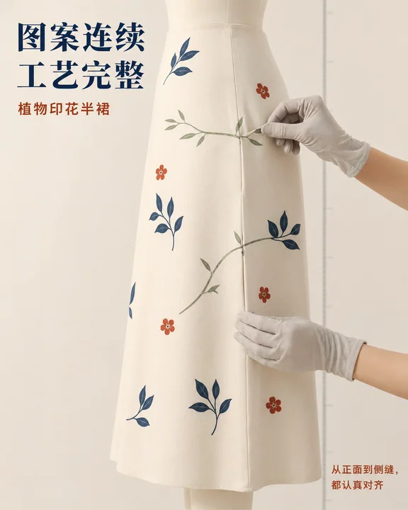 毫厘之间的严苛：植物印花裙工艺之美