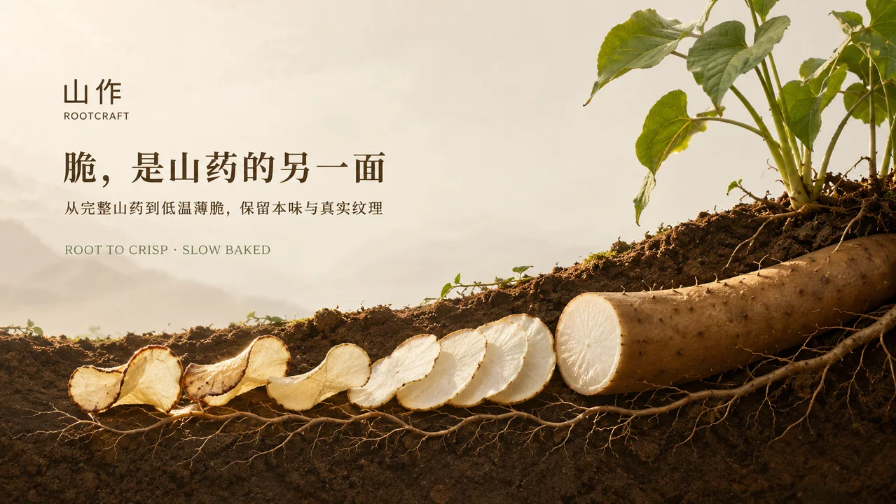 山作山药薄脆品牌官网首屏视觉大片