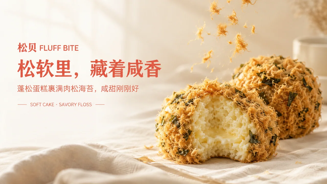 治愈系松贝品牌官网首屏视觉