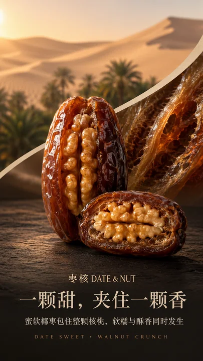 蜜软酥香交织:枣核夹心移动端开屏