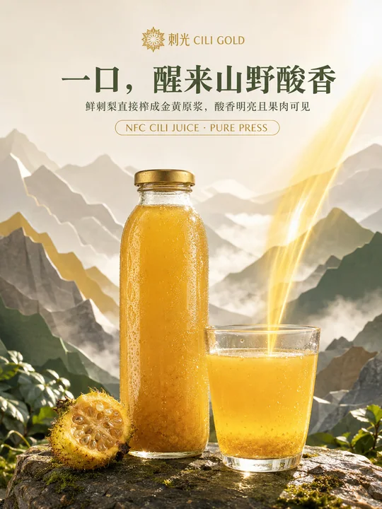 刺光金黄原浆:高山晨雾中的酸香觉醒