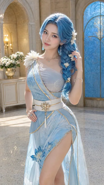 海贼王薇薇公主绝美真人COS摄影