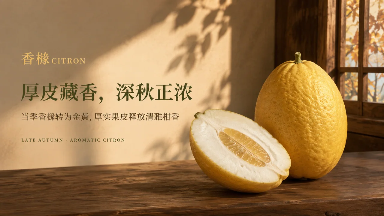 深秋香橼古典品牌官网首屏海报