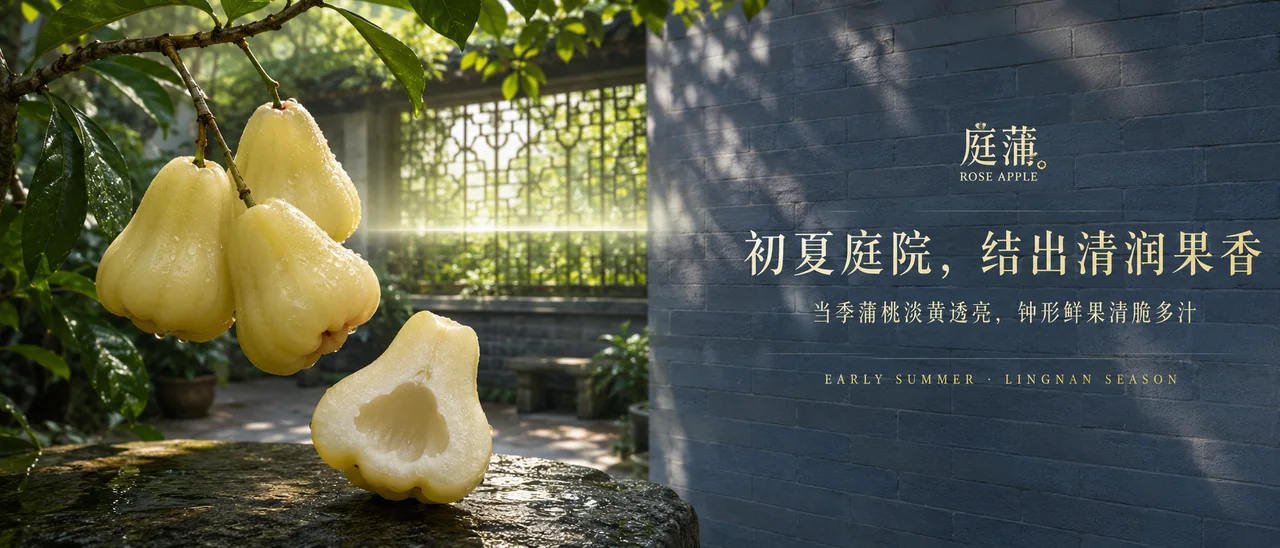 初夏岭南庭院蒲桃品牌视觉