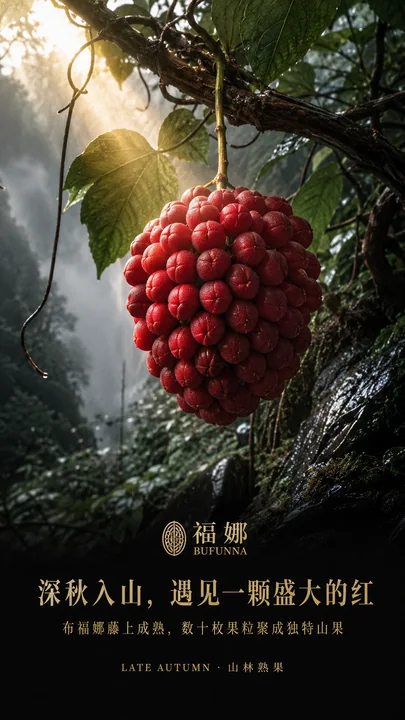 深秋入山遇见盛大之红,布福娜品牌开屏视觉