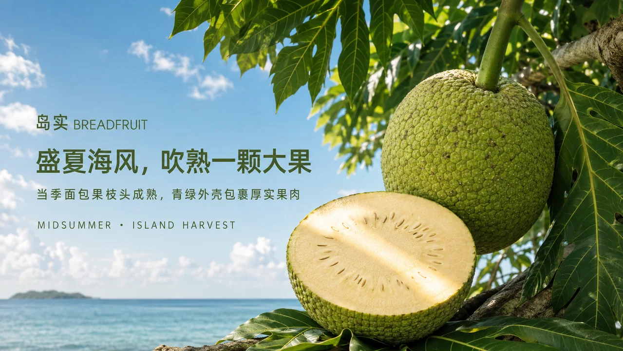岛实品牌盛夏面包果官网首屏KV