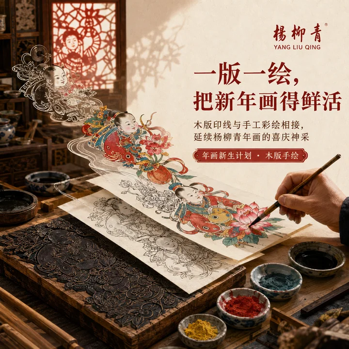 匠心传承杨柳青木版年画品牌视觉