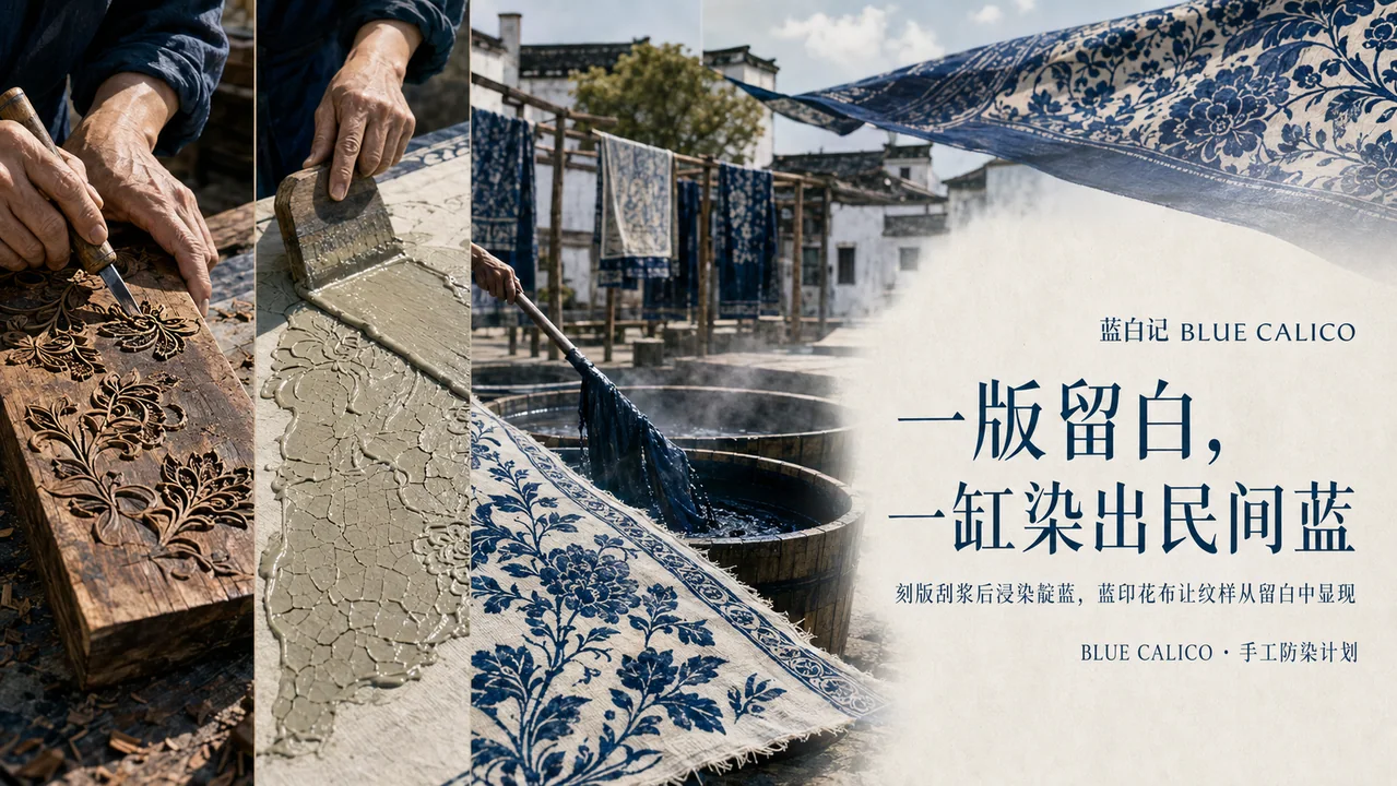 蓝白记：江南染坊里的非遗美学叙事