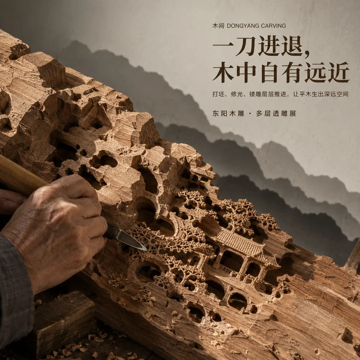 匠心雕琢东阳木雕品牌视觉大片