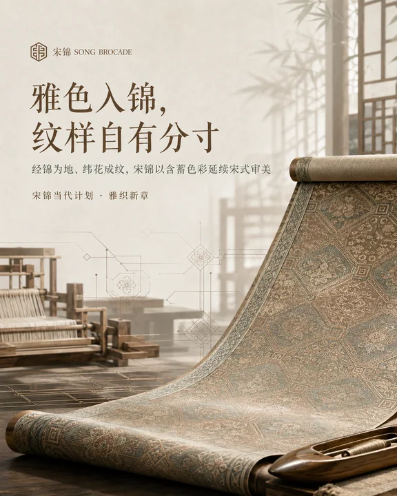 宋锦当代设计:雅色入锦的非遗美学视觉