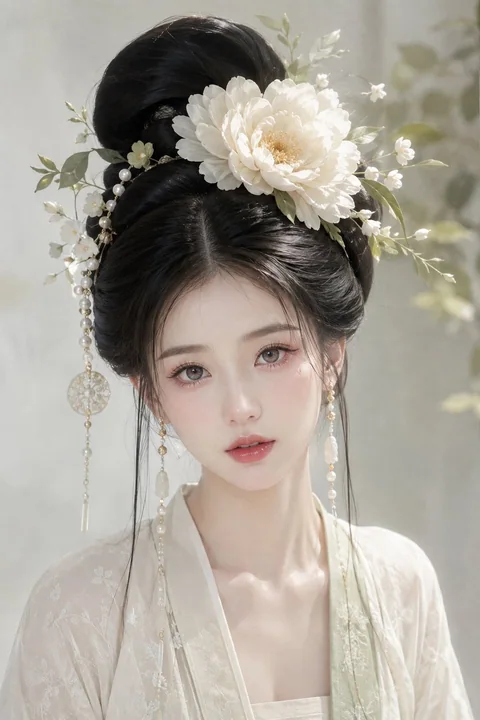 东方古典水光仙姬人像摄影