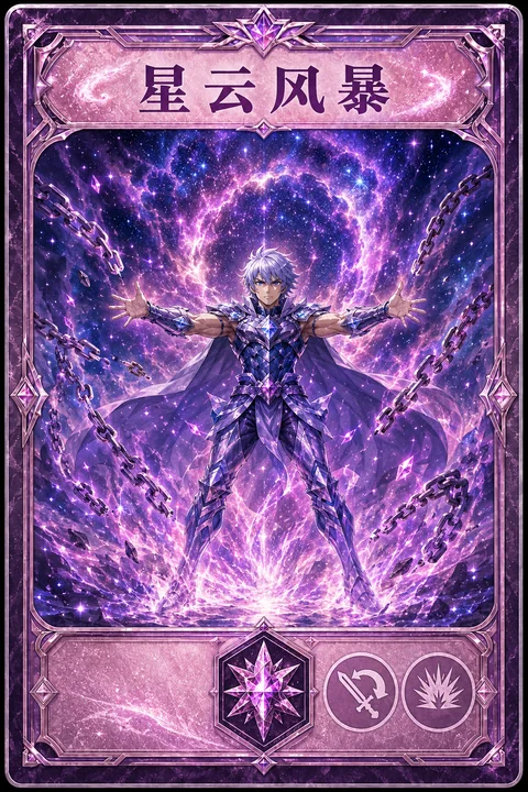 仙女座瞬星云风暴全息技能卡