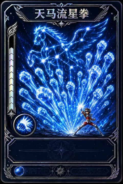 圣斗士星矢天马流星拳技能卡