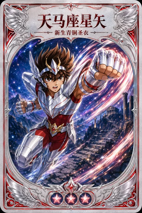 天馬座新生聖衣:星矢 聖域ダッシュ コレクションカード