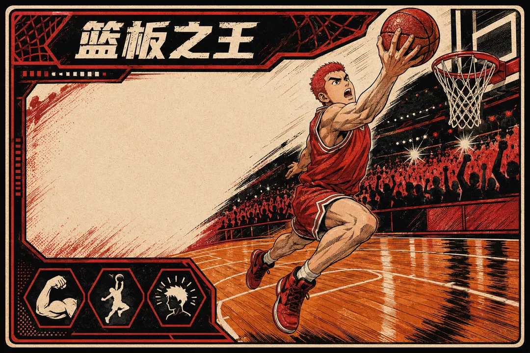 樱木花道：篮板之王竞技桌游卡