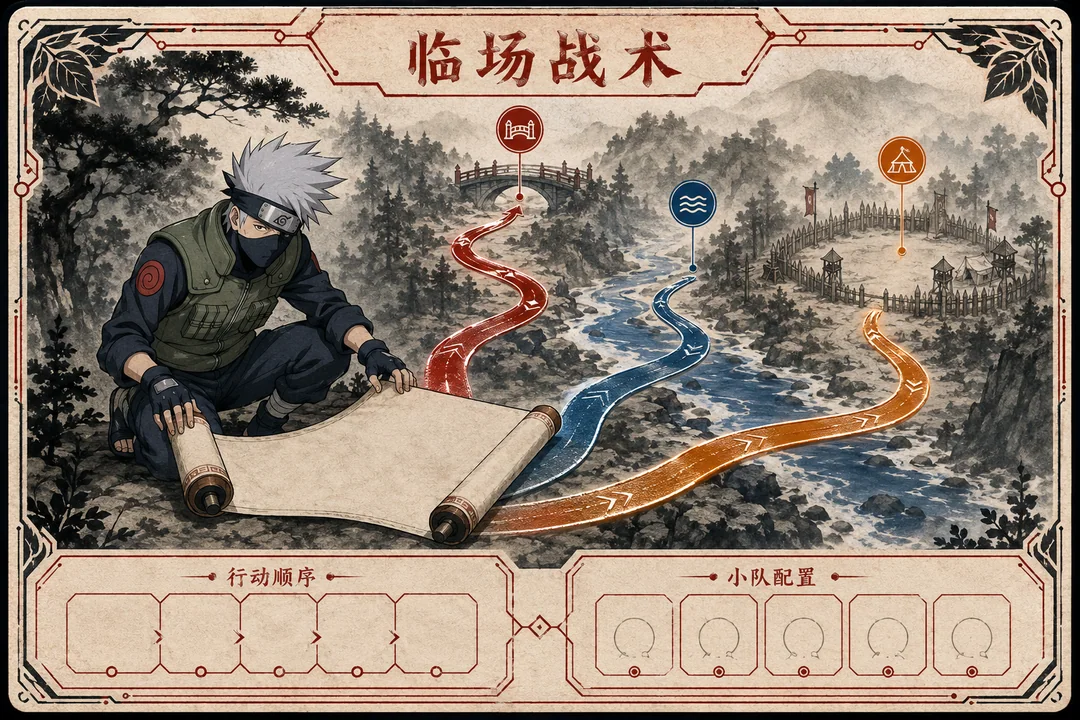 旗木卡卡西临场战术桌游卡牌设计