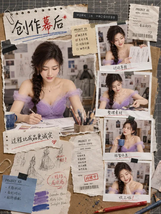 真实创作幕后:艺术家的工作手账纪录