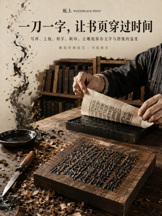 一刀一字：非遗雕版印刷文化展品牌视觉
