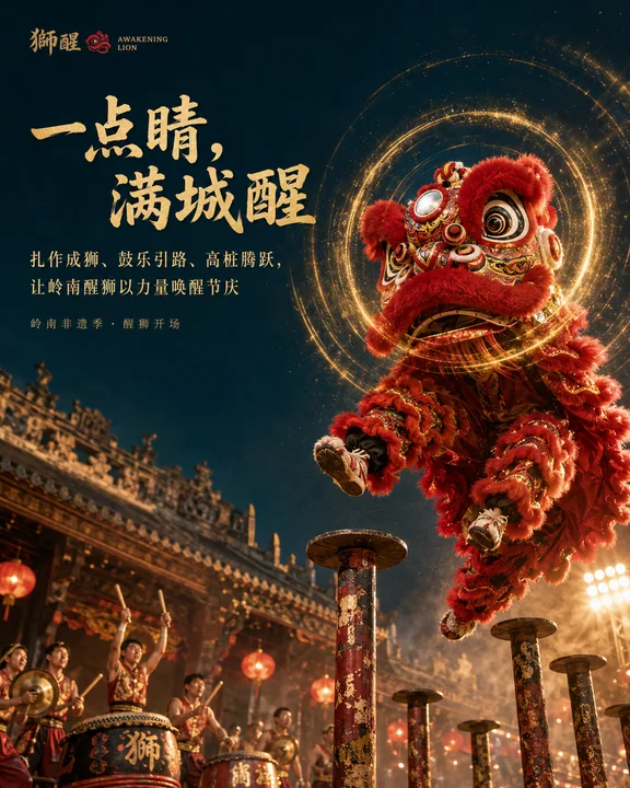 岭南醒狮文化季品牌视觉大片