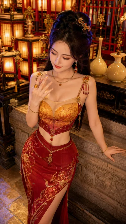 Les feux de Chang'an éclairent les manches rouges : l'amour ambré de Diaochan pour son seigneur