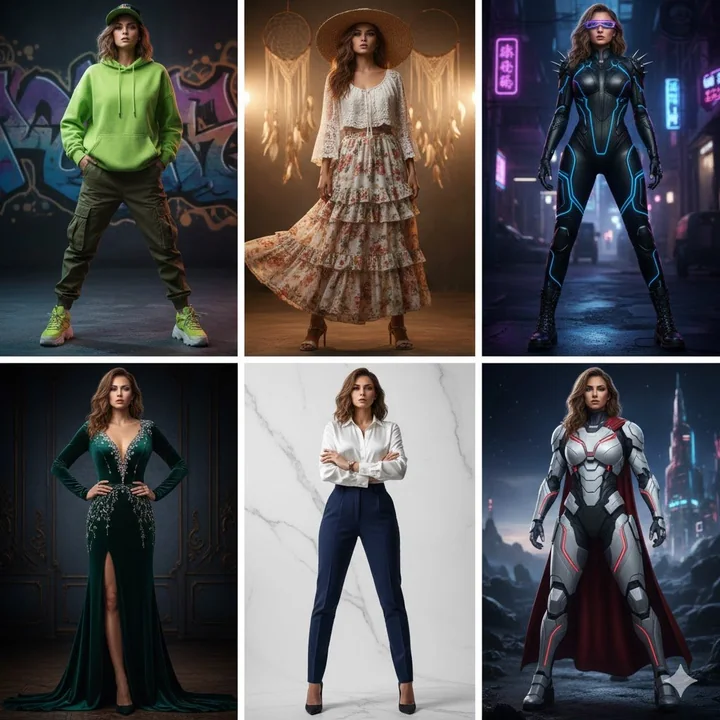 Un cadre six compartiments · La reine du style
