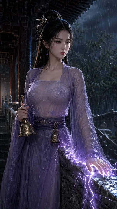 盛唐风华:玄霆院雷法镇脉师雨夜海报
