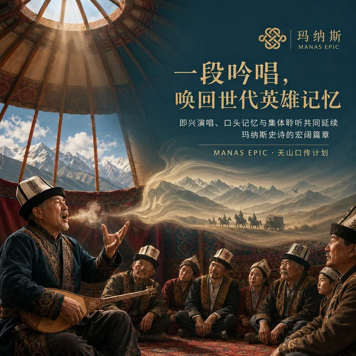 玛纳斯史诗:天山脚下的英雄吟唱与口传记忆