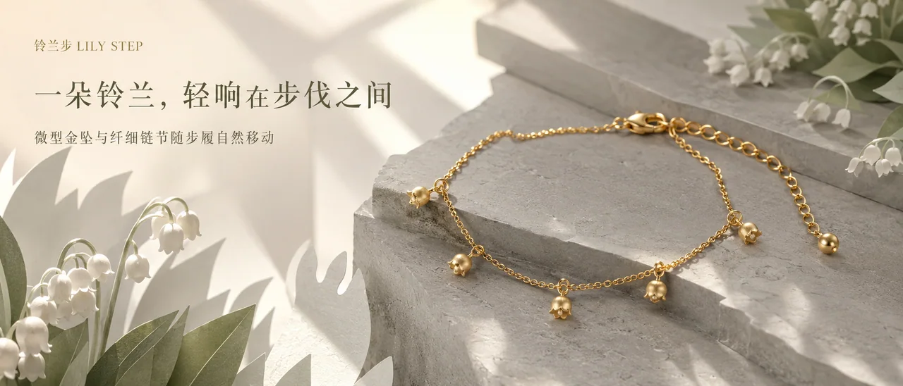 轻法式金铃兰步履视觉