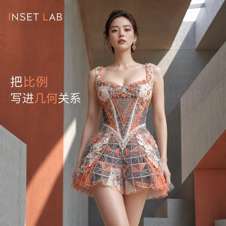 几何比例美学：INSET LAB 品牌视觉大片