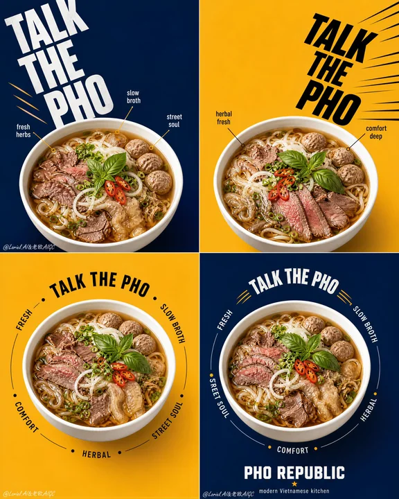PHO REPUBLIC 越南粉 2x2 旗舰平面广告系列